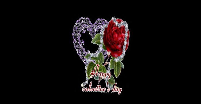 Valentine roses oetry in motion song card  animated with  p
