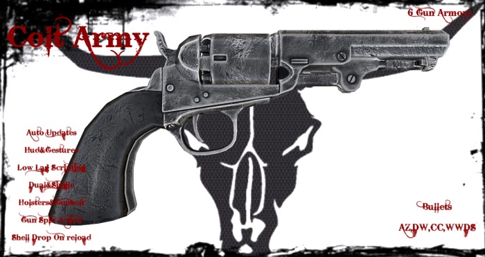 6 Gun Armory *Colt Army Nickle V-2.0*Chest