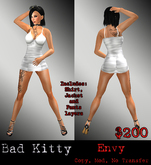 Bad Kitty Envy Dress White