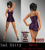 Bad Kitty Envy Dress Purple