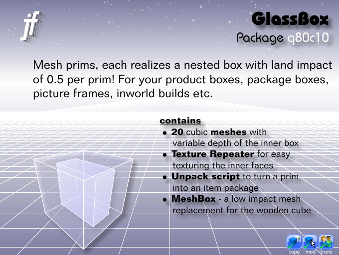 GlassBox package q80c10