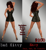 Bad Kitty Envy Dress Grunge