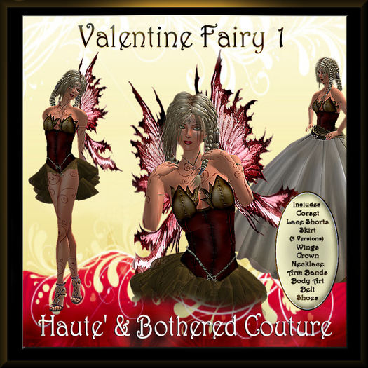 Haute' & Bothered Couture Presents:  "VALENTINE FAIRY I"