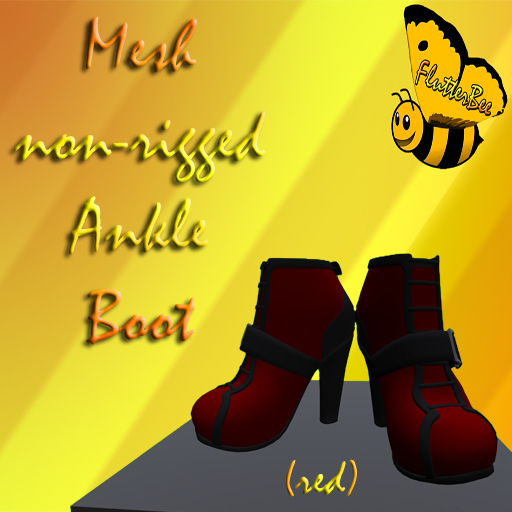 .:. FB .:.  Mesh Boots Red