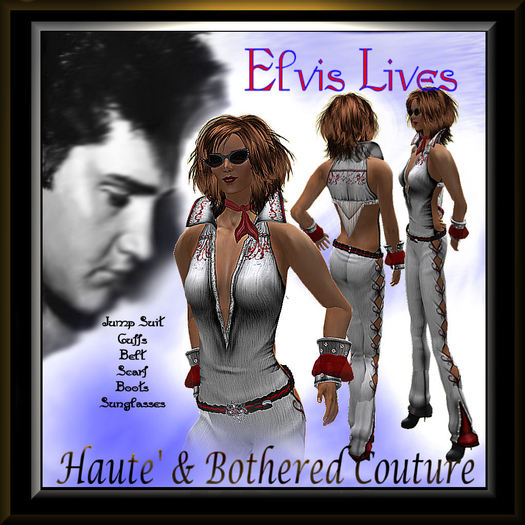 Haute' & Bothered Couture Presents:  "ELVIS LIVES" Pant Set