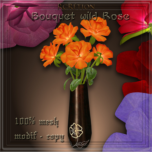Bouquet Orange Wild Rose
