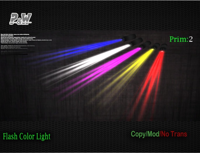 ..::[P&W]::.. PROMO ! Flash Color Light