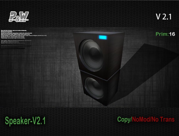 ..::[P&W]::..  Speakers - V2.1
