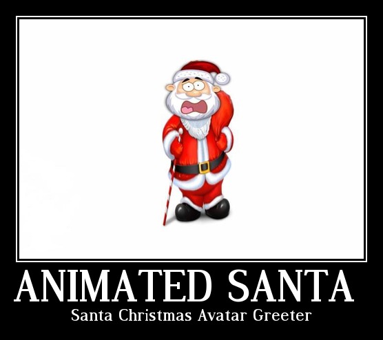 Animated Santa Christmas Avatar Greeter  tagfantasy