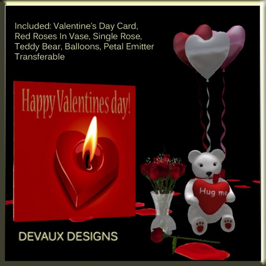 *DD* Valentine's Gifts w/Pink Roses (Boxed)