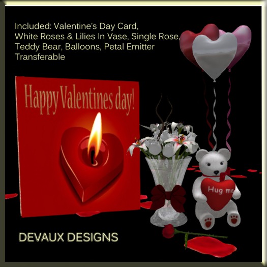 *DD* Valentine's Gifts w/Pink Roses (Boxed)