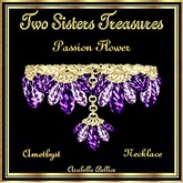 TST - PASSION FLOWER AMETHYST NECKLACE YG