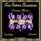 TST - PASSION FLOWER AMETHYST BRACELET YG