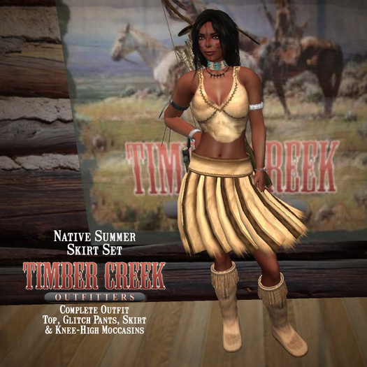 [Timber Creek] Native Women's Summer Skirt Set-Faded-Boxed