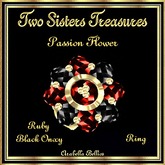 TST - PASSION FLOWER RUBY BLACK ONYX RING YG