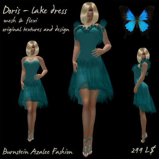 Doris dress -- lake
