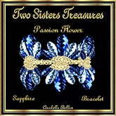 TST - PASSION FLOWER SAPPHIRE BRACELET YG