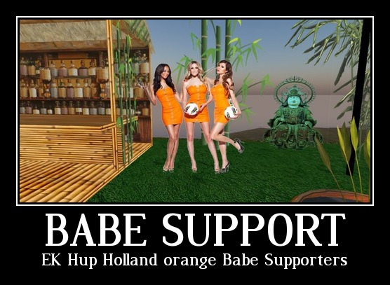 EK Hup Holland orange Babe Supporters -