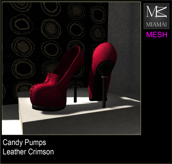 Miamai_Candy Pumps_Crimson