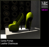 Miamai_Candy Pumps_Chartreuse