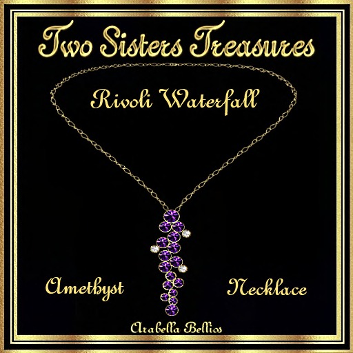TST - RIVOLI WATERFALL AMETHYST NECKLACE YG