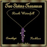 TST - RIVOLI WATERFALL AMETHYST NECKLACE YG