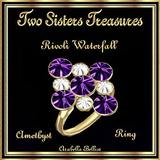 TST - RIVOLI WATERFALL AMETHYST RING YG