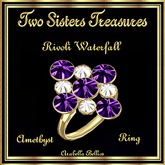 TST - RIVOLI WATERFALL AMETHYST RING YG
