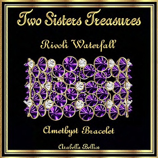 TST - RIVOLI WATERFALL AMETHYST BRACELET YG