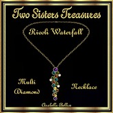 TST - RIVOLI WATERFALL MULTI DIAMOND NECKLACE YG