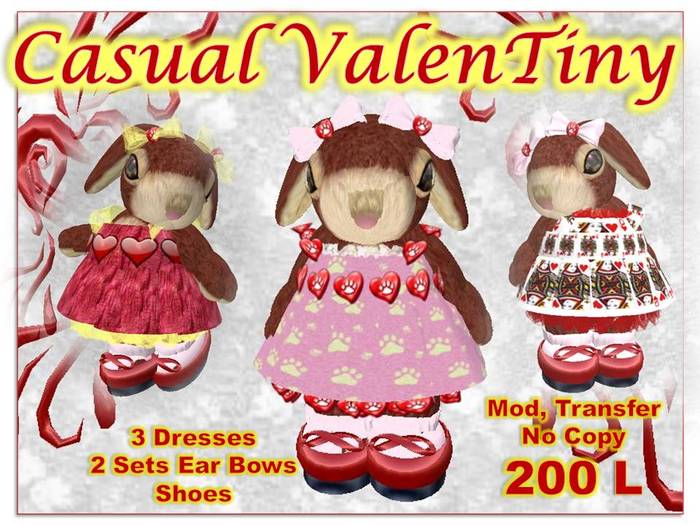 Casual ValenTiny Dresses 