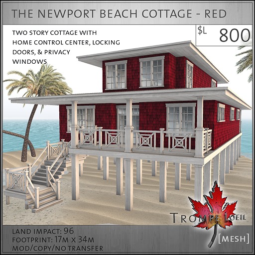 Trompe Loeil - The Newport Beach Cottage White [mesh]