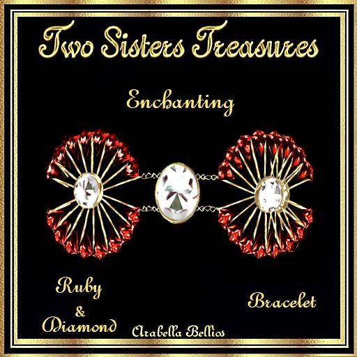 TST - ENCHANTING FAN RUBY DIAMOND BRACELET YG