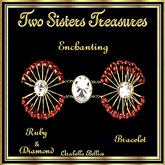 TST - ENCHANTING FAN RUBY DIAMOND BRACELET YG