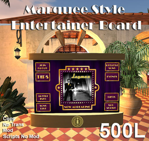 Streamline Moderne Style Entertainer Board - Purple (Boxed)