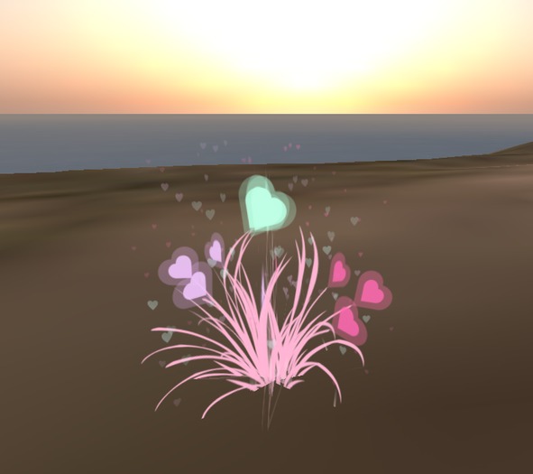 {Peachy} Heart Flower
