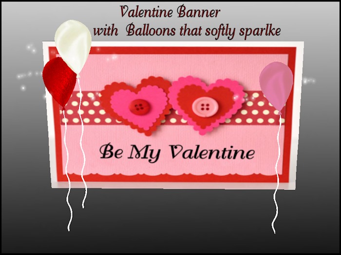Be My Valentine Banner