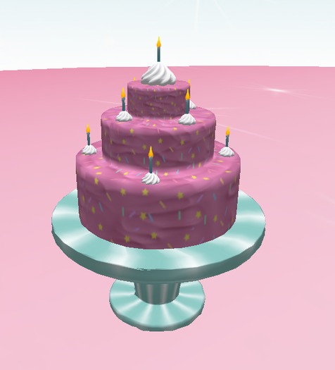{Peachy} Pink Cake