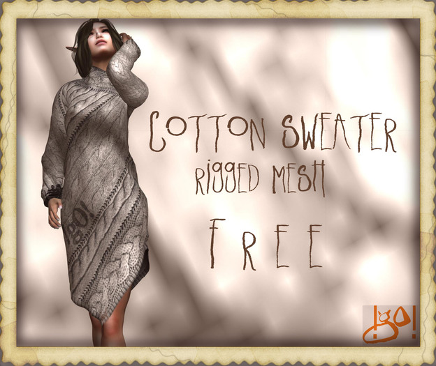 !gO! FREE Cotton sweater