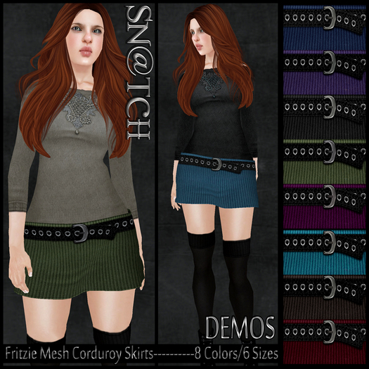 :::Sn@tch Mesh Fritzie Cord Mini-All Colors (Small):::