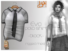 !gO! Eva polo shirt - black -