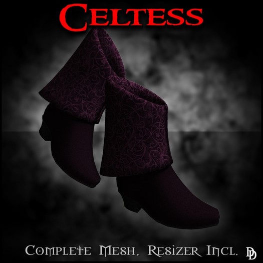 Dare Designs: Celtess boots - rose