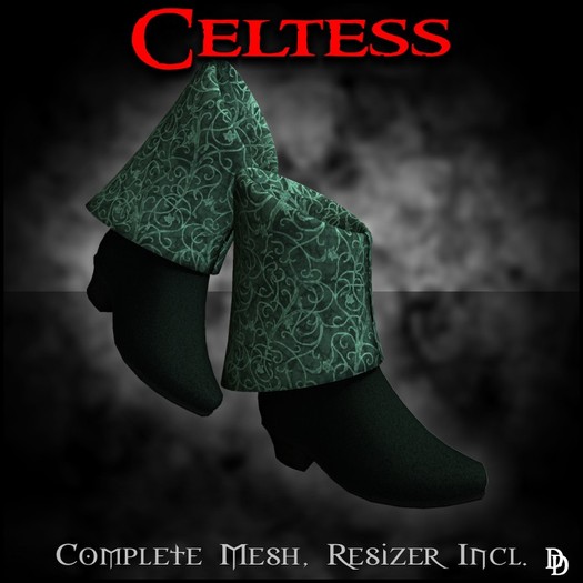 Dare Designs: Celtess boots - elvengreen