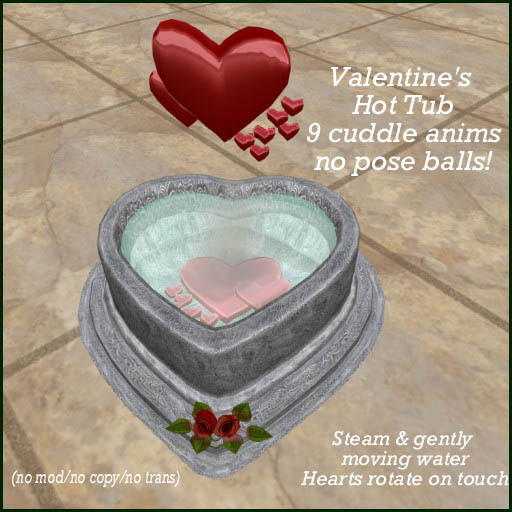 Valentine Hot Tub-he sits first
