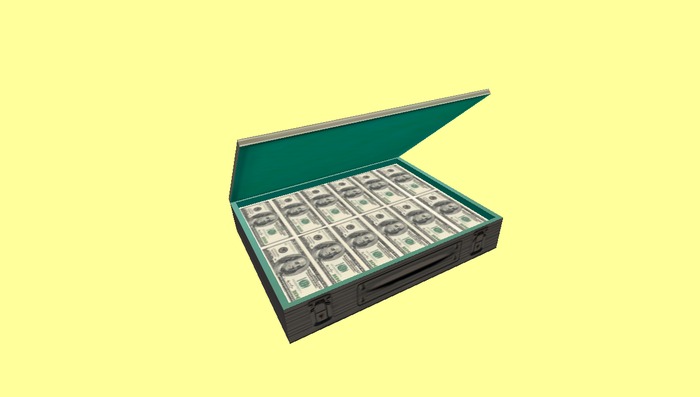 LP - Case with dollars