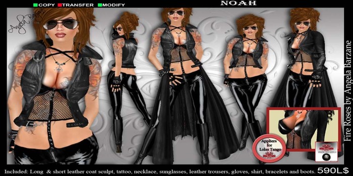fR noah. Included appliers for lolas tango breast