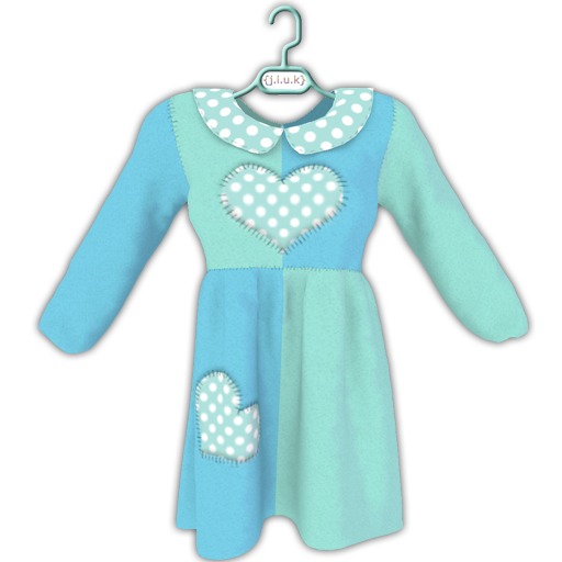{j.l.u.k} Soft Heart (BlueGreen)