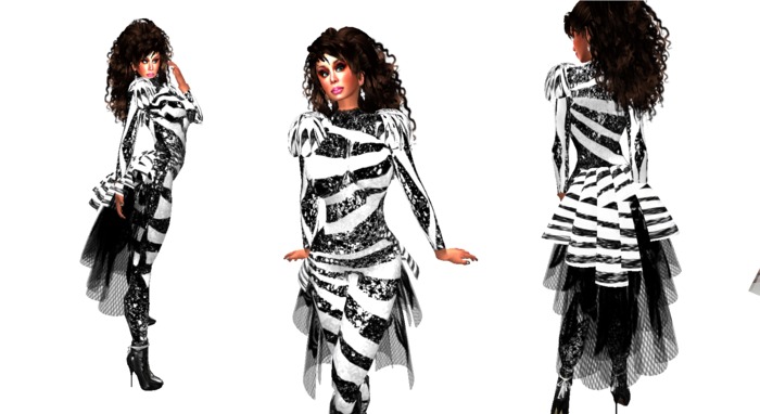 Sparkle Stripes & Shoulder Pads