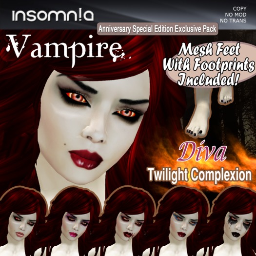 insomn!a Diva Vampire SE [Skin][Twilight][Fit] *35% OFF Full Pack Promo*