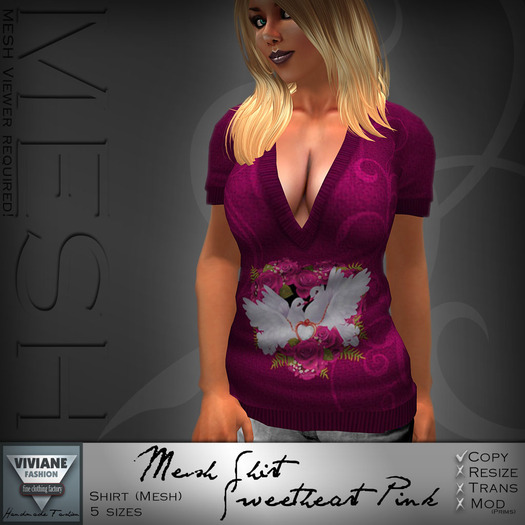 VF Mesh Shirt Sweetheart Pink